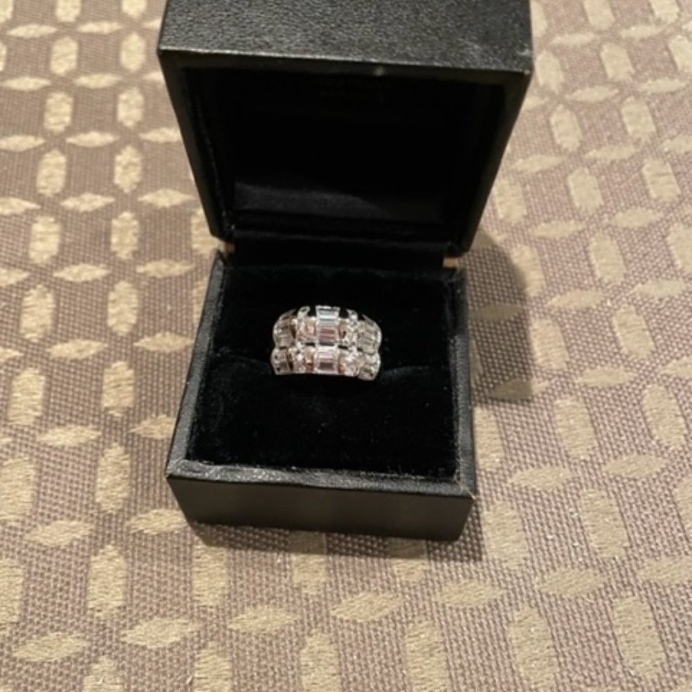 CZ wedding band